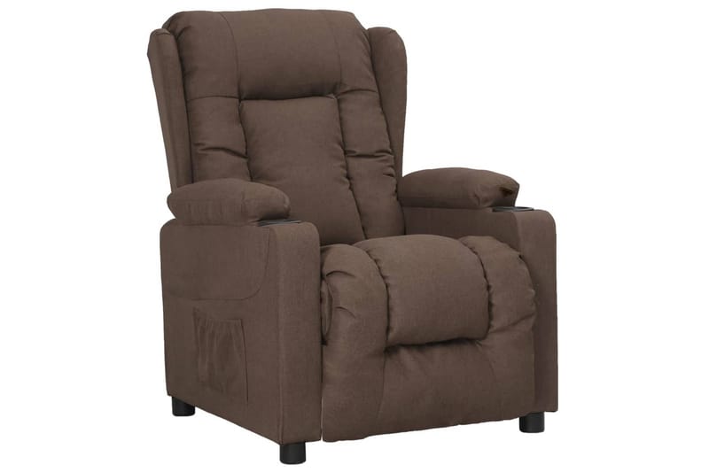 Reclinerfåtölj med uppresningshjälp taupe tyg - Taupe - Möbler - Stolar & fåtöljer - Fåtölj - Biofåtölj & reclinerfåtölj