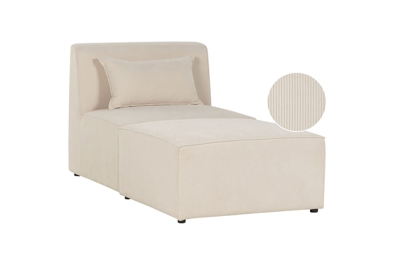 Fabjerg Schäslong 83 cm - Beige - Möbler - Stolar & fåtöljer - Fåtölj - Schäslongfåtölj & divanfåtölj