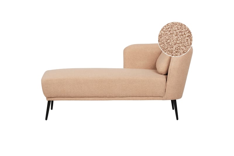 Uklund Schäslong 148 cm Höger - Beige/Svart - Möbler - Stolar & fåtöljer - Fåtölj - Schäslongfåtölj & divanfåtölj