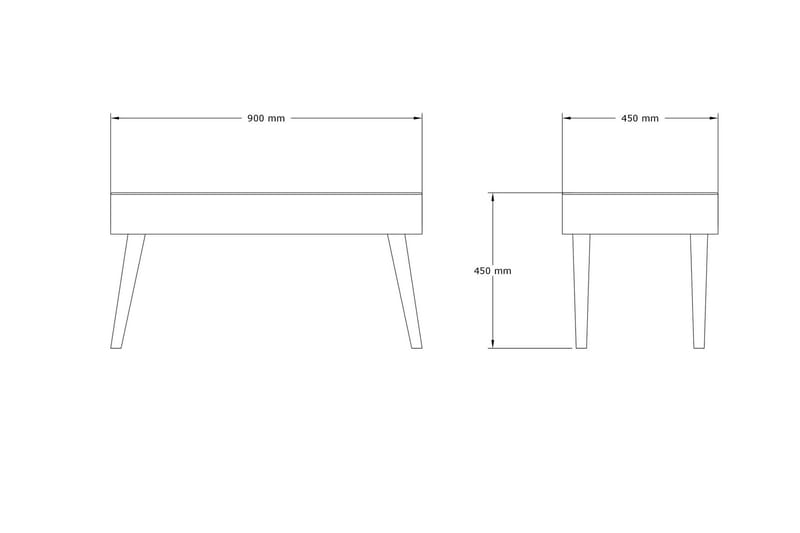 Gending Sittpall 90 cm - Brun - Pall & puff