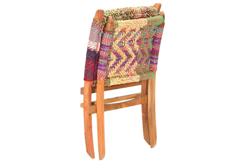Hopfällbar chindistol flerfärgad tyg - Flerfärgad - Klappstol & stapelbara stolar