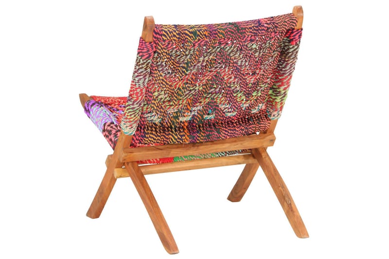 Hopfällbar chindistol flerfärgad tyg - Flerfärgad - Klappstol & stapelbara stolar