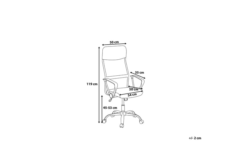 Design Kontorsstol - Svart - Möbler - Stolar & fåtöljer - Kontorsstol & skrivbordsstol