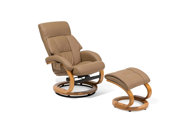 Force Recliner med fotpall - Beige - Möbler - Stolar & fåtöljer - Kontorsstol & skrivbordsstol