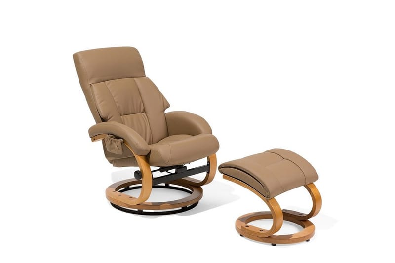 Force Recliner med fotpall - Beige - Möbler - Stolar & fåtöljer - Kontorsstol & skrivbordsstol