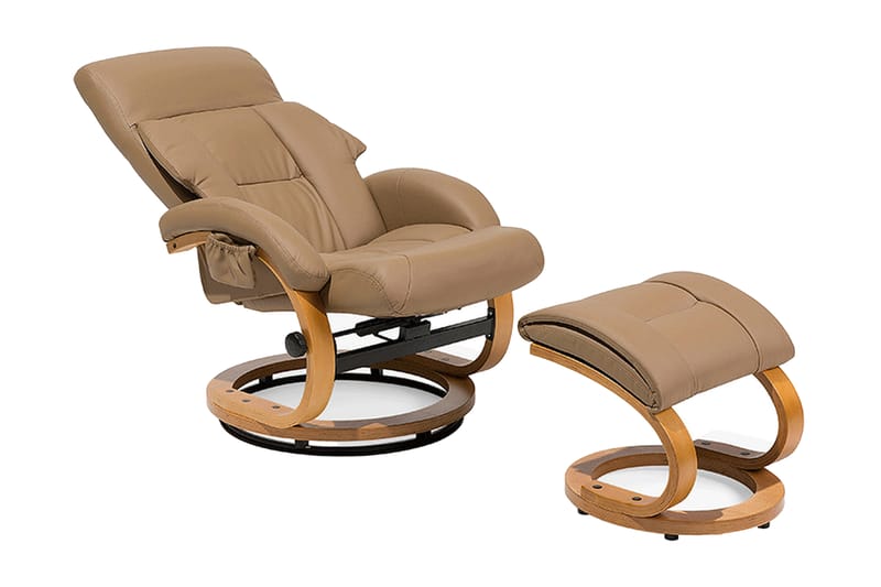 Force Recliner med fotpall - Beige - Möbler - Stolar & fåtöljer - Kontorsstol & skrivbordsstol