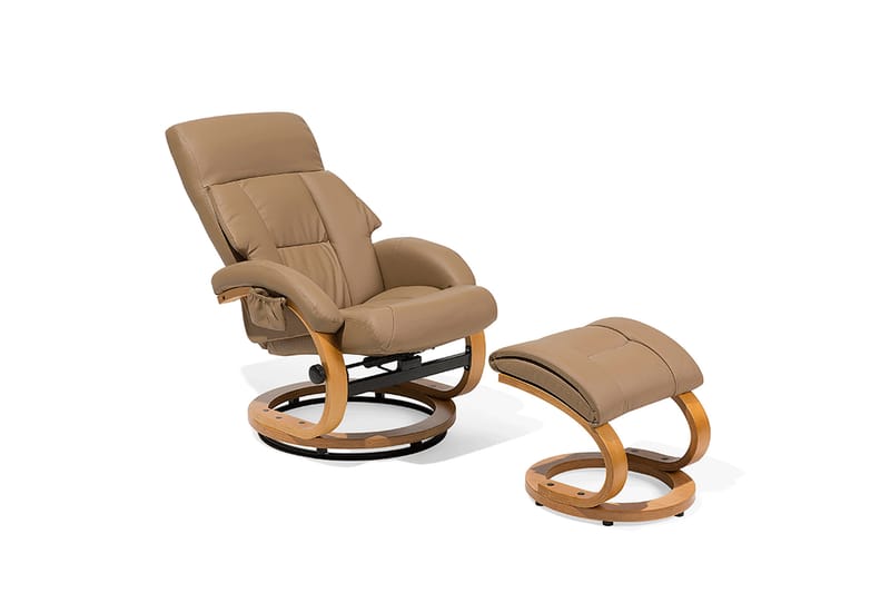 Force Recliner med fotpall - Beige - Möbler - Stolar & fåtöljer - Kontorsstol & skrivbordsstol