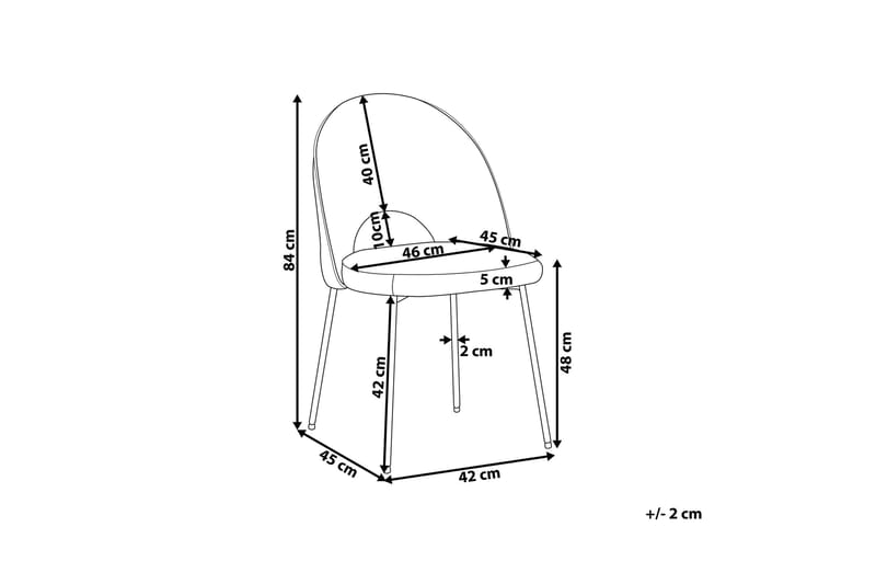 Hobucken Stol 2-pack - Grå - Möbler - Stolar & fåtöljer - Matstol & köksstol