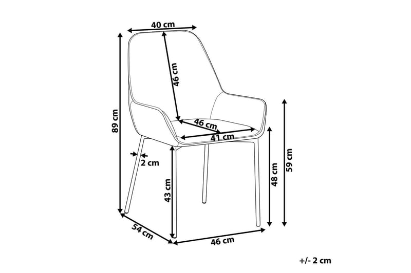 Stalltorp Stol 2-pack - Vit - Möbler - Stolar & fåtöljer - Matstol & köksstol