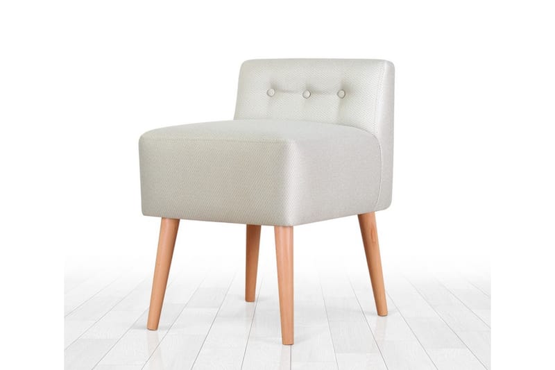 Anaro Sittpuff 43 cm Rektangulär - Beige - Sittpuff