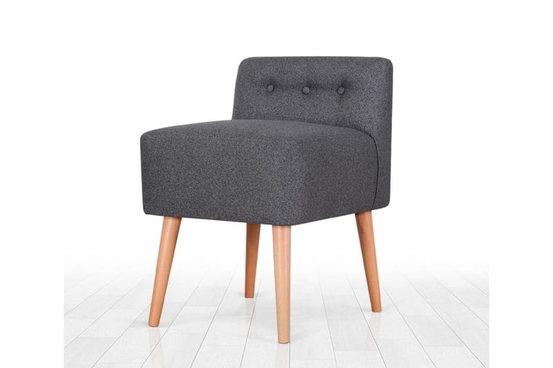 Anaro Sittpuff 43 cm Rektangulär - Grå - Sittpuff