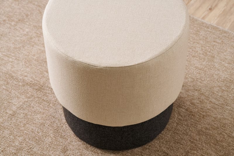 Geno Sittpuff 40 cm - Cream - Möbler - Stolar & fåtöljer - Pall & puff - Sittpuff