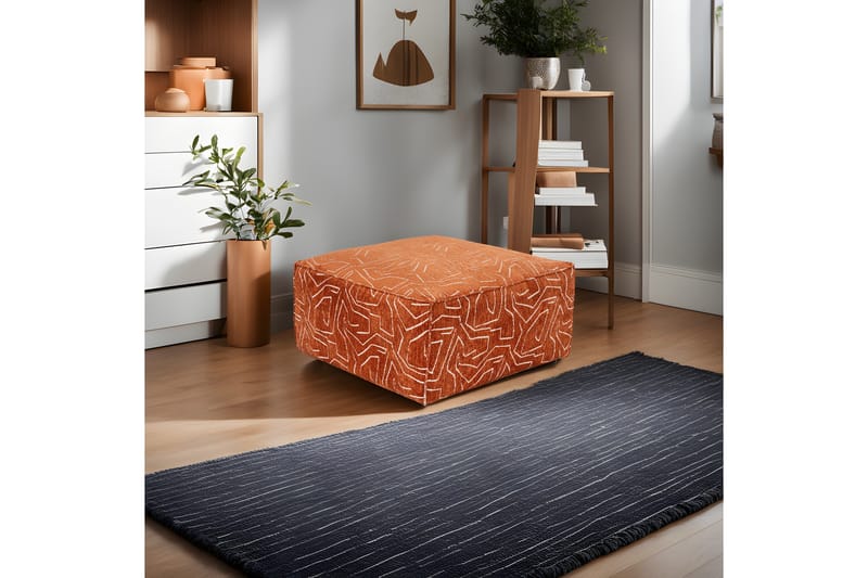 Kaolins Fotpall 85 cm - Orange - Möbler - Stolar & fåtöljer - Pall & puff - Fotpall