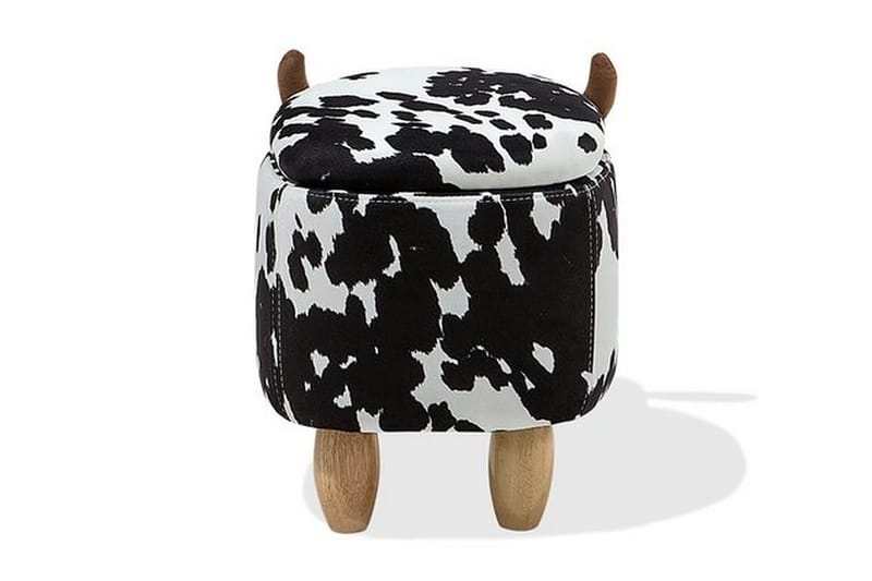 Cow Sittpuff 60 cm - Svart - Sittpuff