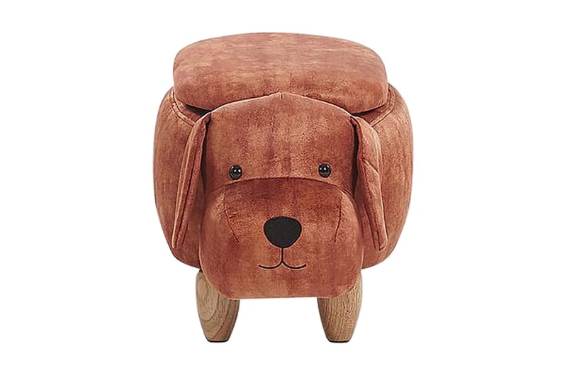 Doggy Sittpuff med Förvaring - Brun - Sittpuff