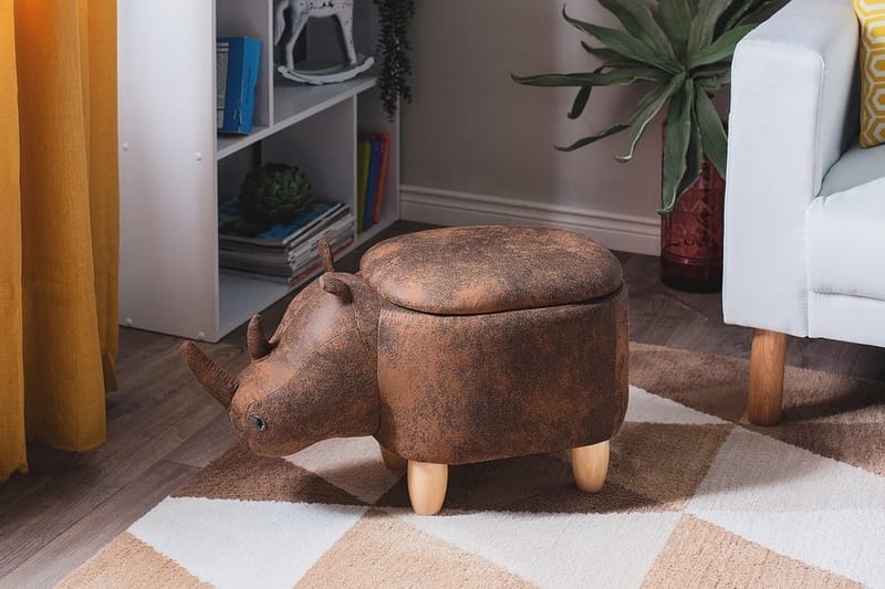 Rhino Sittpuff 60 cm - Brun - Sittpuff