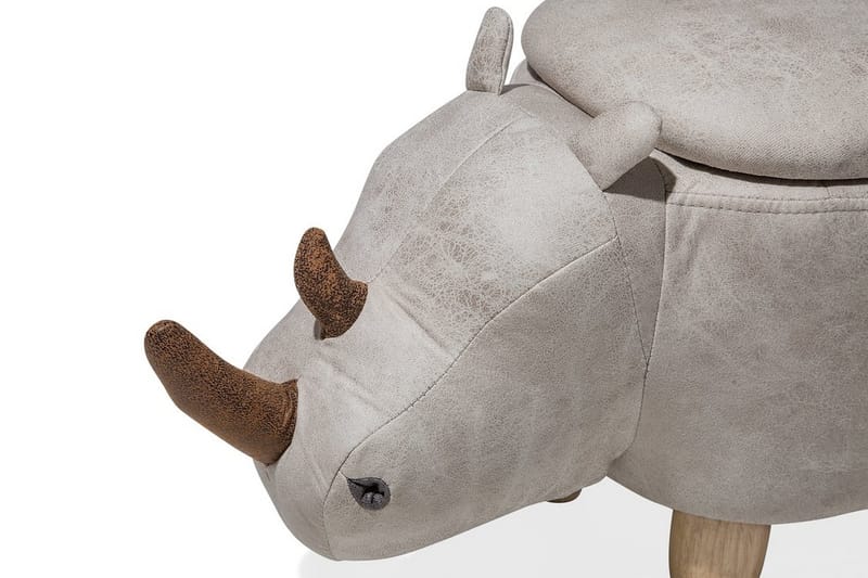 Rhino Sittpuff 60 cm - Grå - Sittpuff