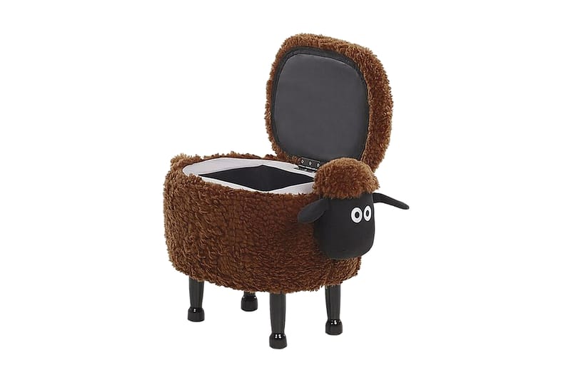 Sheep Sittpuff med Förvaring - Brun - Sittpuff - Marockansk sittpuff - Sittmöbler med förvaring - Sittpuff med förvaring