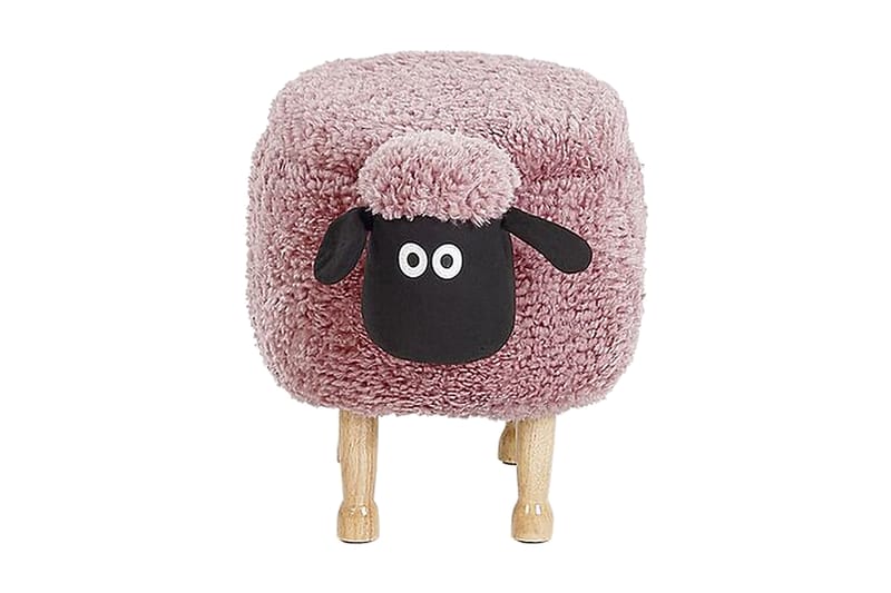 Sheep Sittpuff med Förvaring - Rosa - Sittpuff - Marockansk sittpuff - Sittmöbler med förvaring - Sittpuff med förvaring