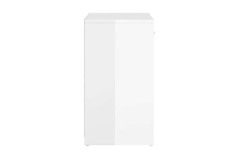 Skobänk vit högglans 94,5x31x57 cm spånskiva - Vit högglans - Hallförvaring - Skobänk & skohylla med bänk