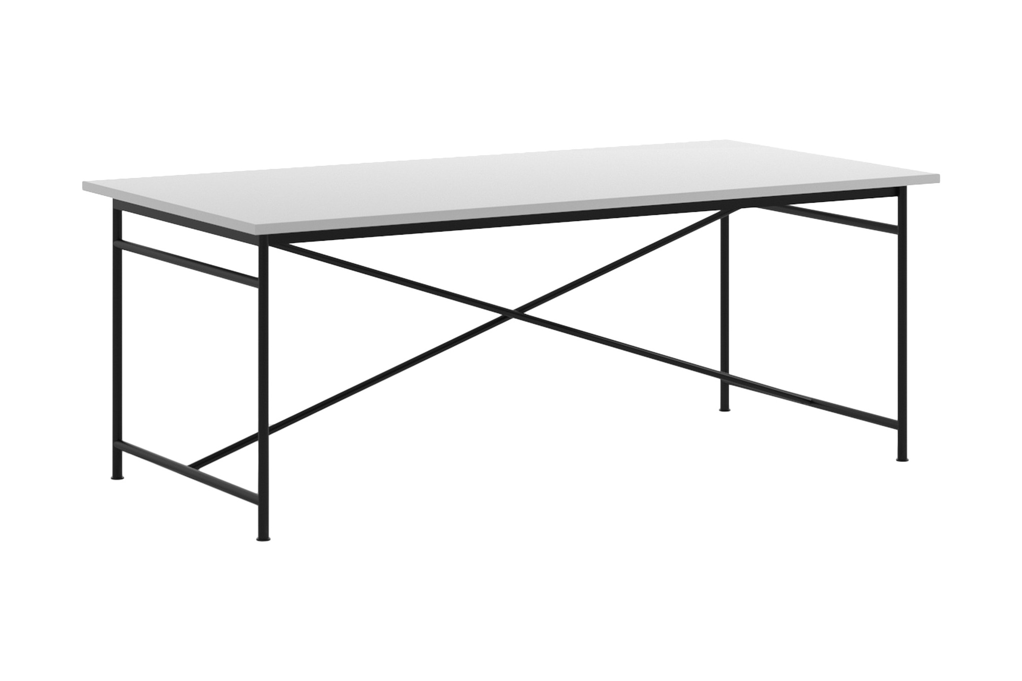 REA/Black Friday Mae Matbord 200 cm - Vit/Svart & köksbord Vit,Svart