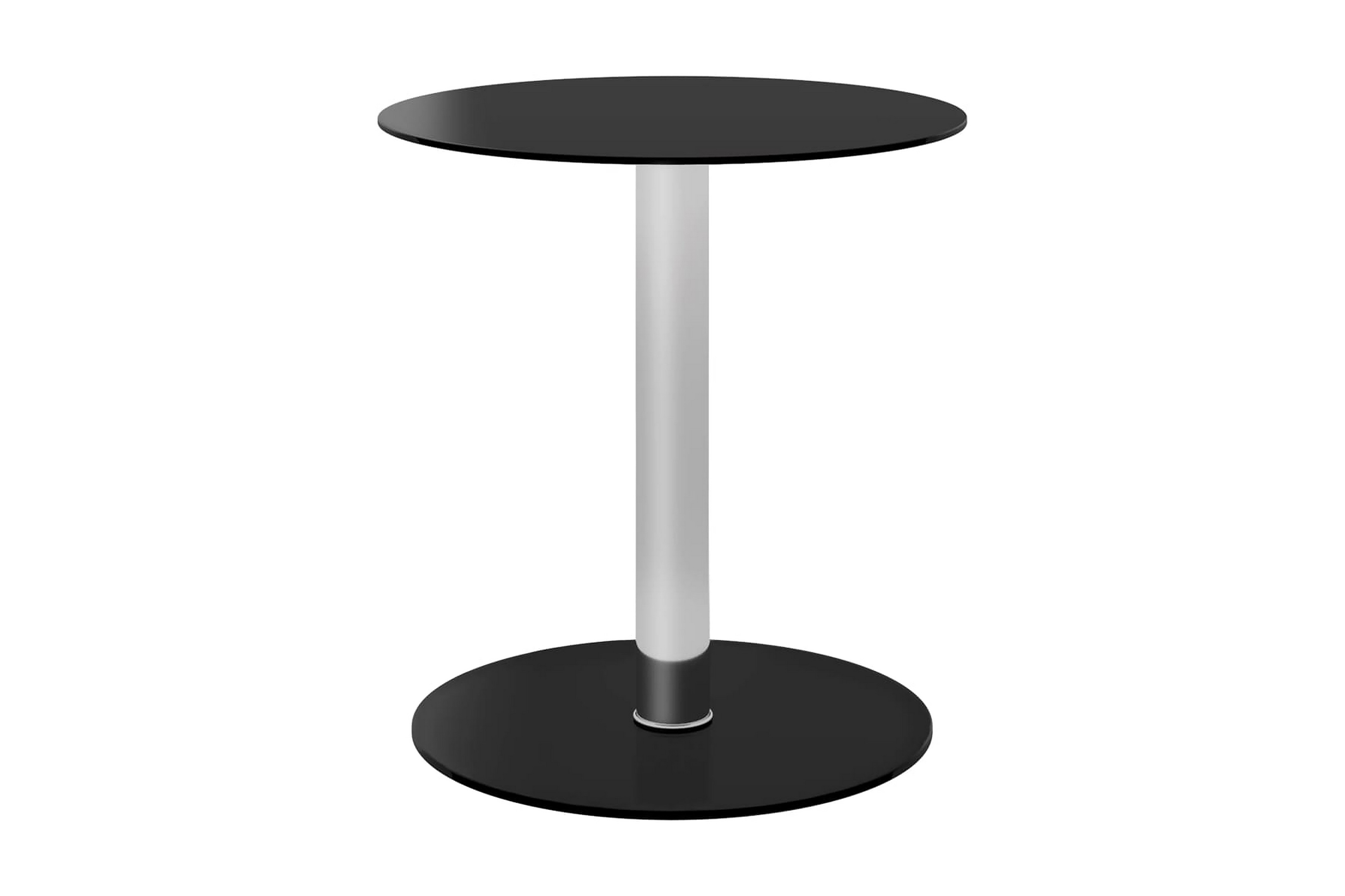 REA/Black Friday Soffbord svart 40 cm härdat glas - Svart Glas