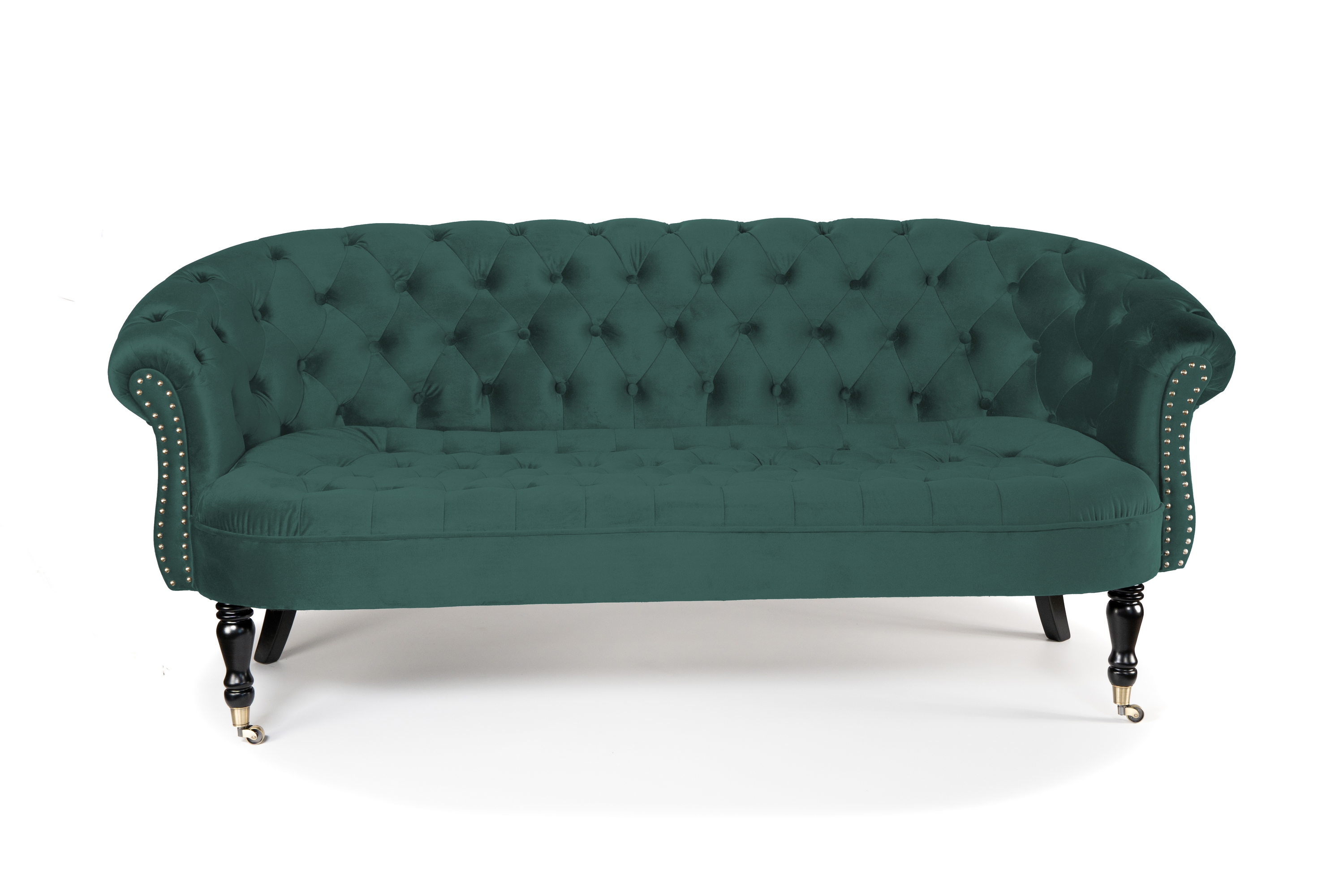 Chesterfield Ludovic Soffa 3-sits - Blågrön 12303