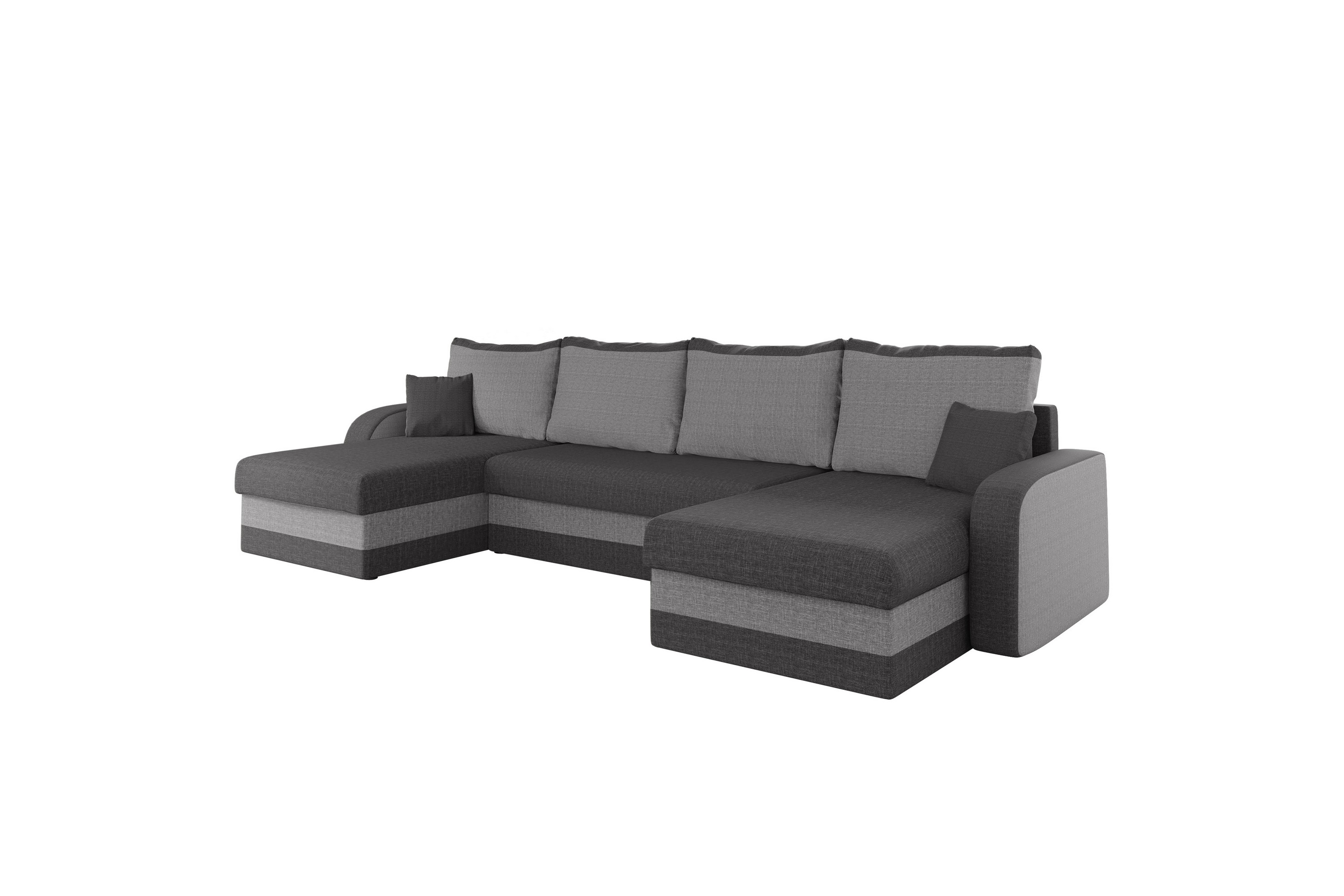 Alvared Soffa Dubbeldivan 4-sits - Ljusgrå/Grå 5903211037870