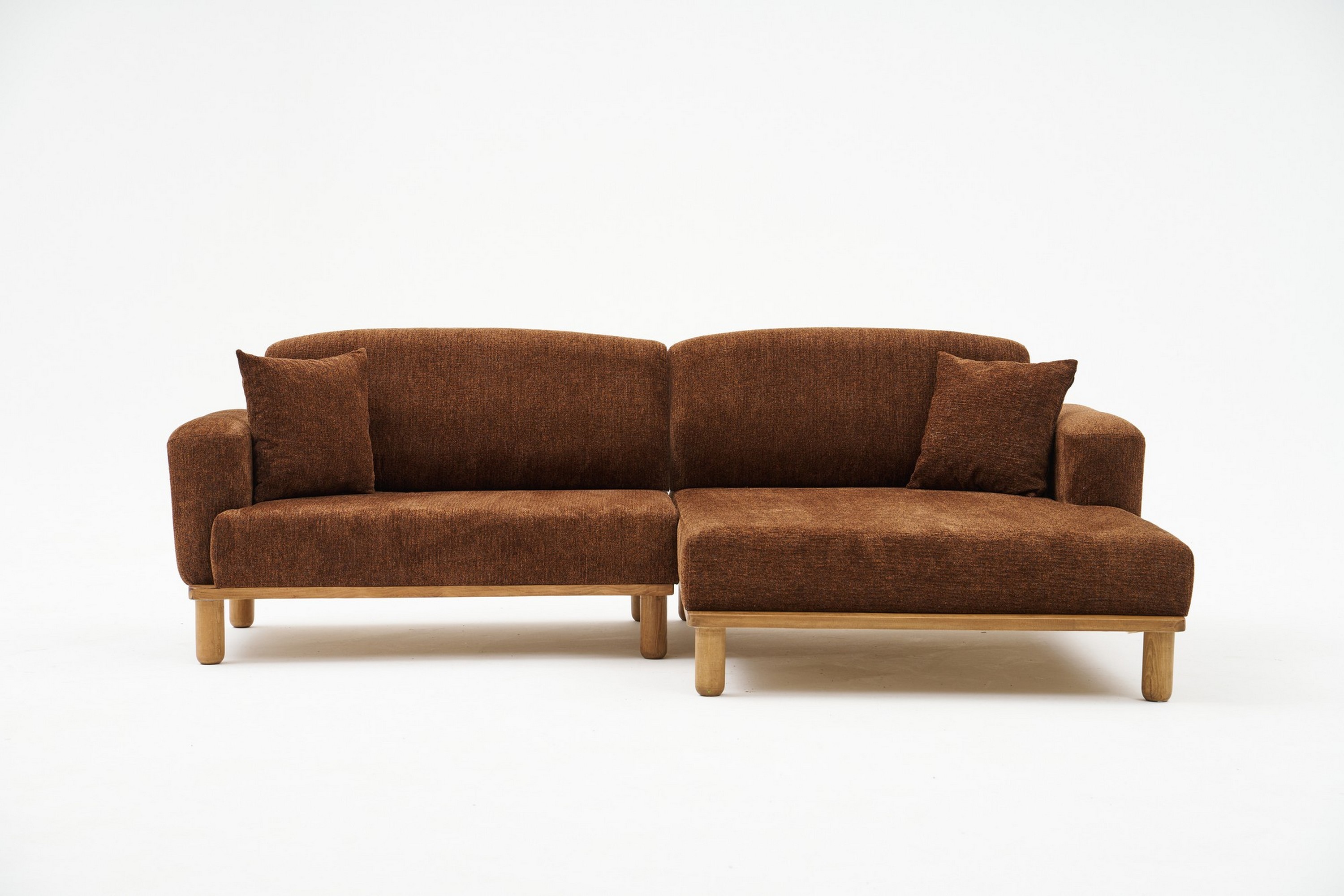 Arman 4-sits Soffa med Divan - Brun 825BLC2971