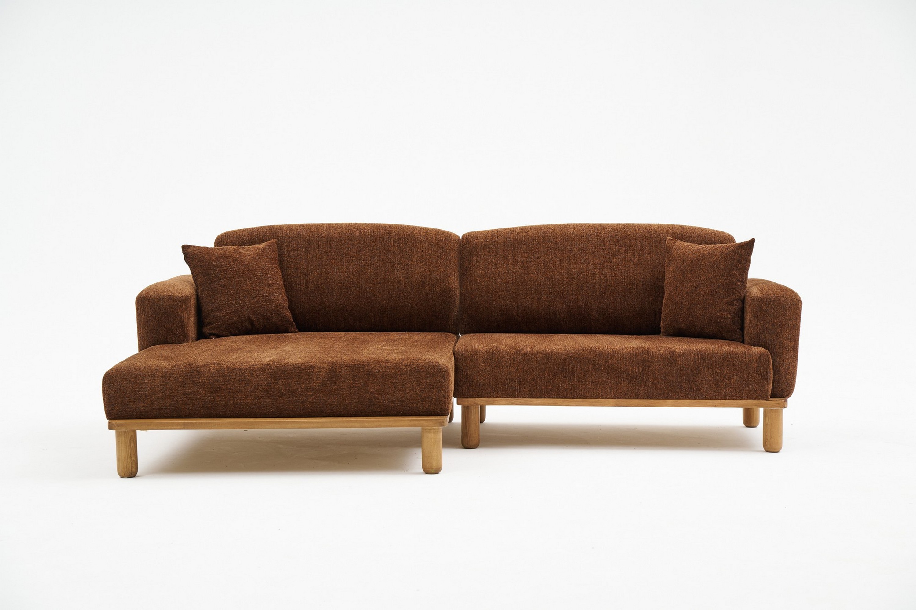 Arman 4-sits Soffa med Divan - Brun 825BLC2972