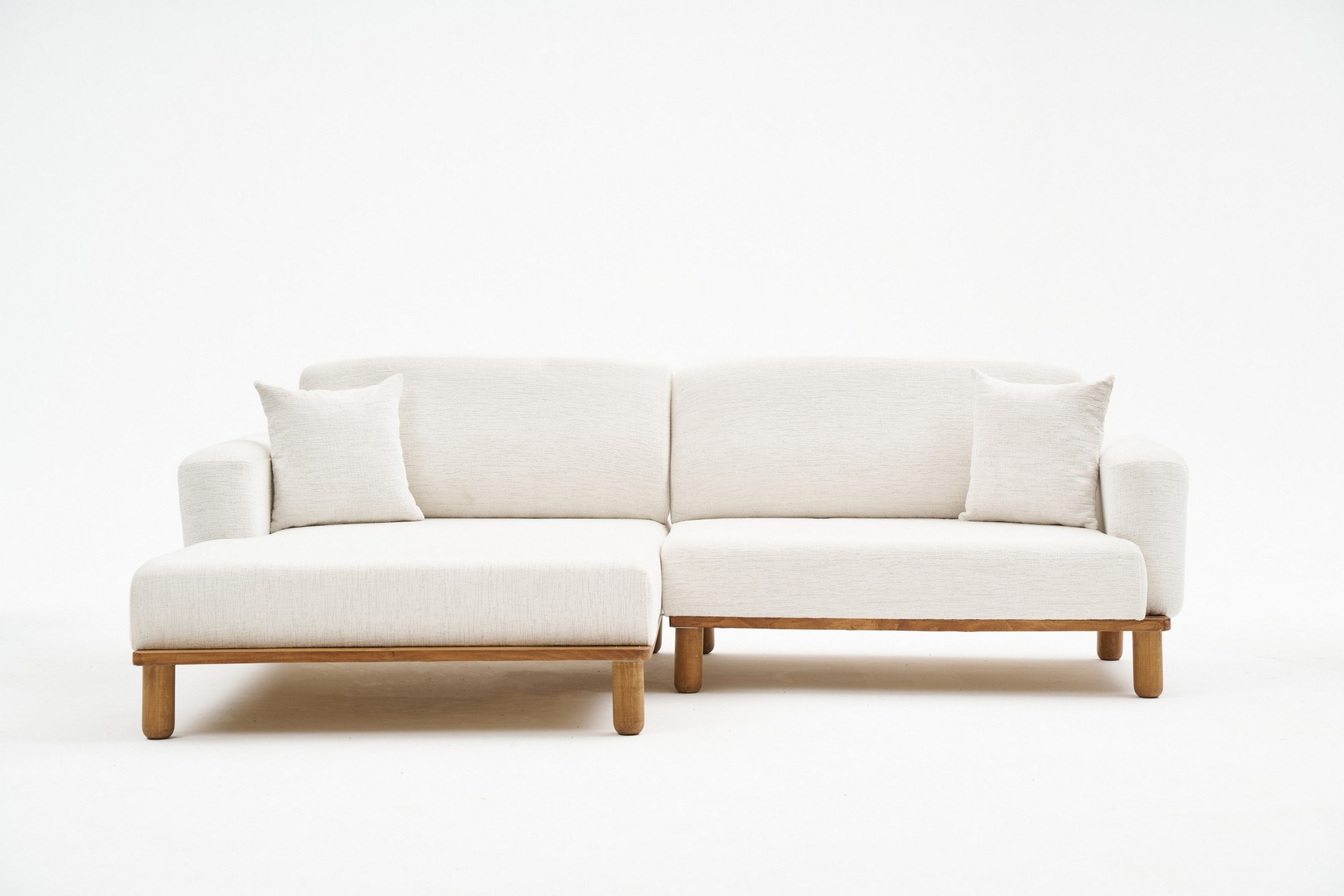 Arman 4-sits Soffa med Divan - Creme 825BLC2974