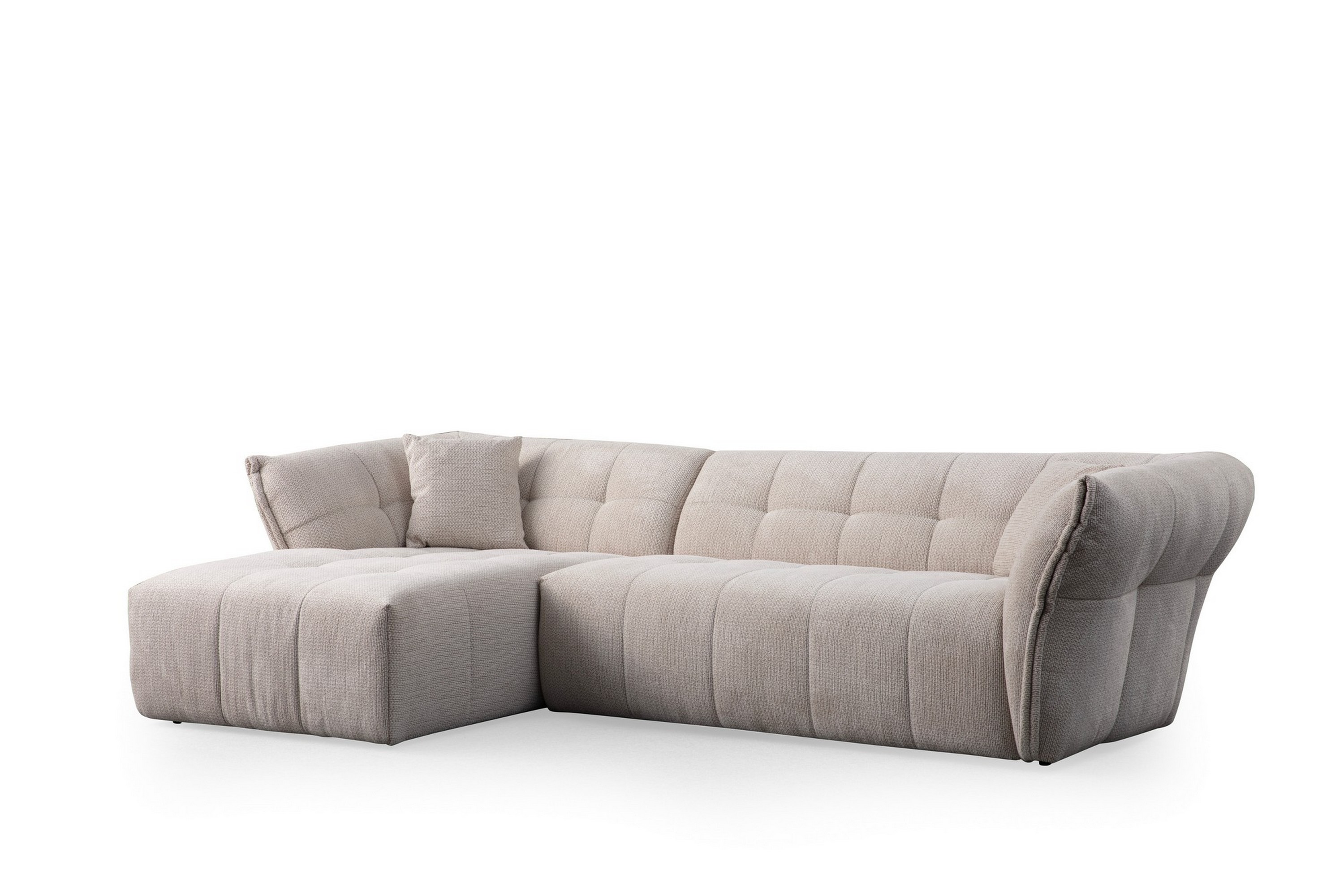 Azzo 4-sits Soffa med Divan - Vit 560ARE1237