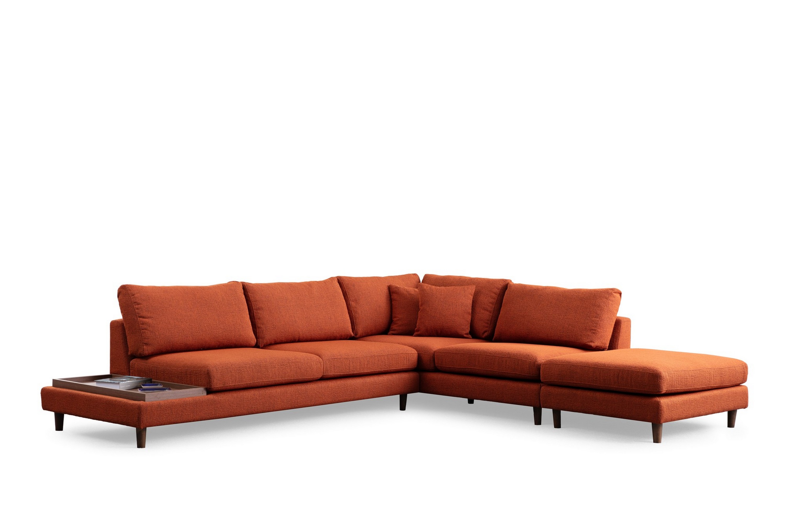 Brigid 4-sits Soffa med Divan - Orange 560ARE1250