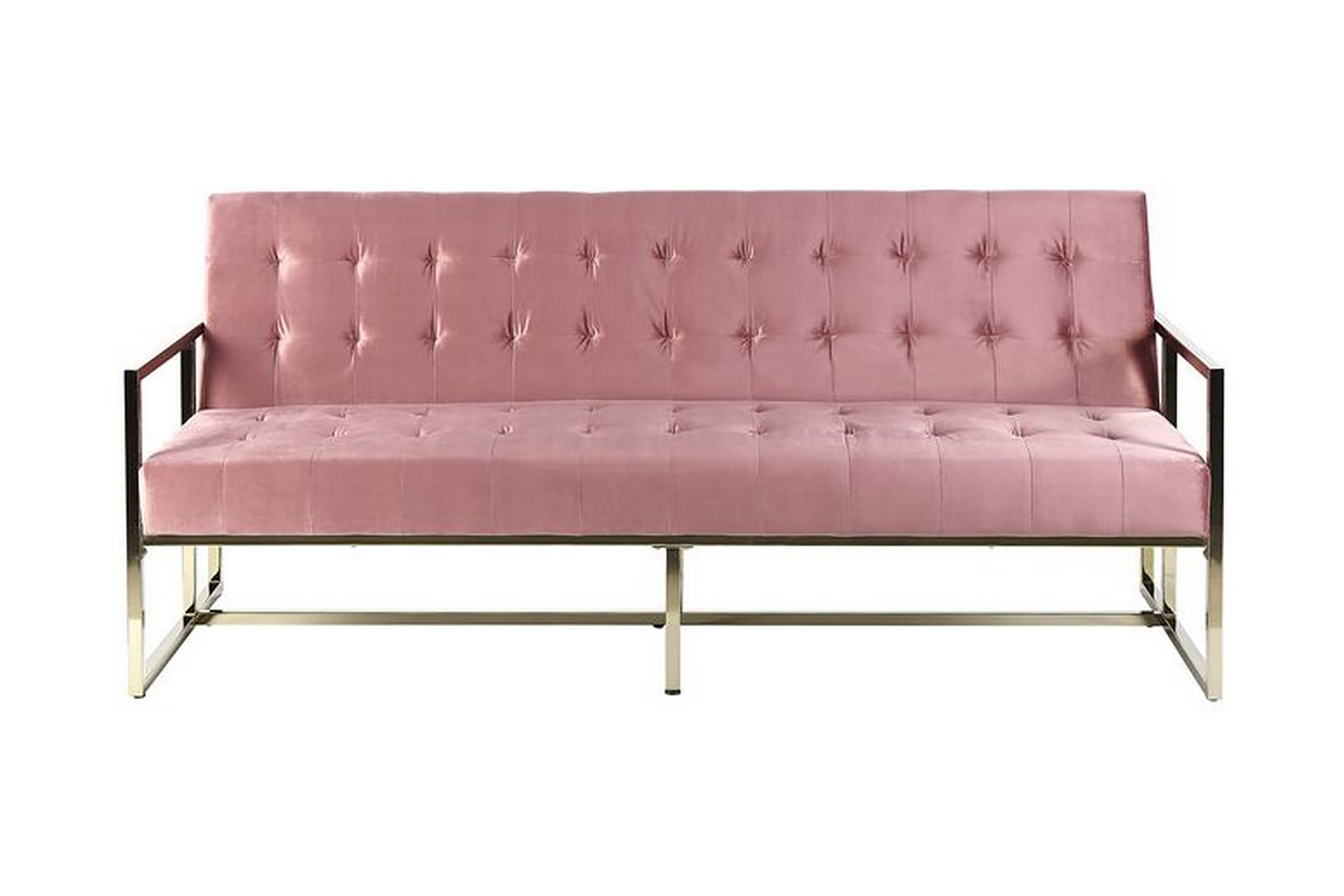 Ordsbo 3-sits Bäddsoffa - Sammet/Rosa 243035