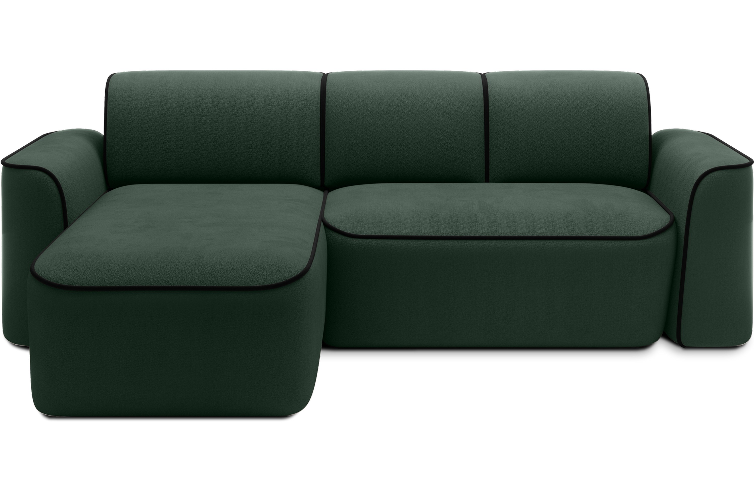 Ume 4-sits Soffa med Divan - Grön CO-UME-LT-35AMO-10VE