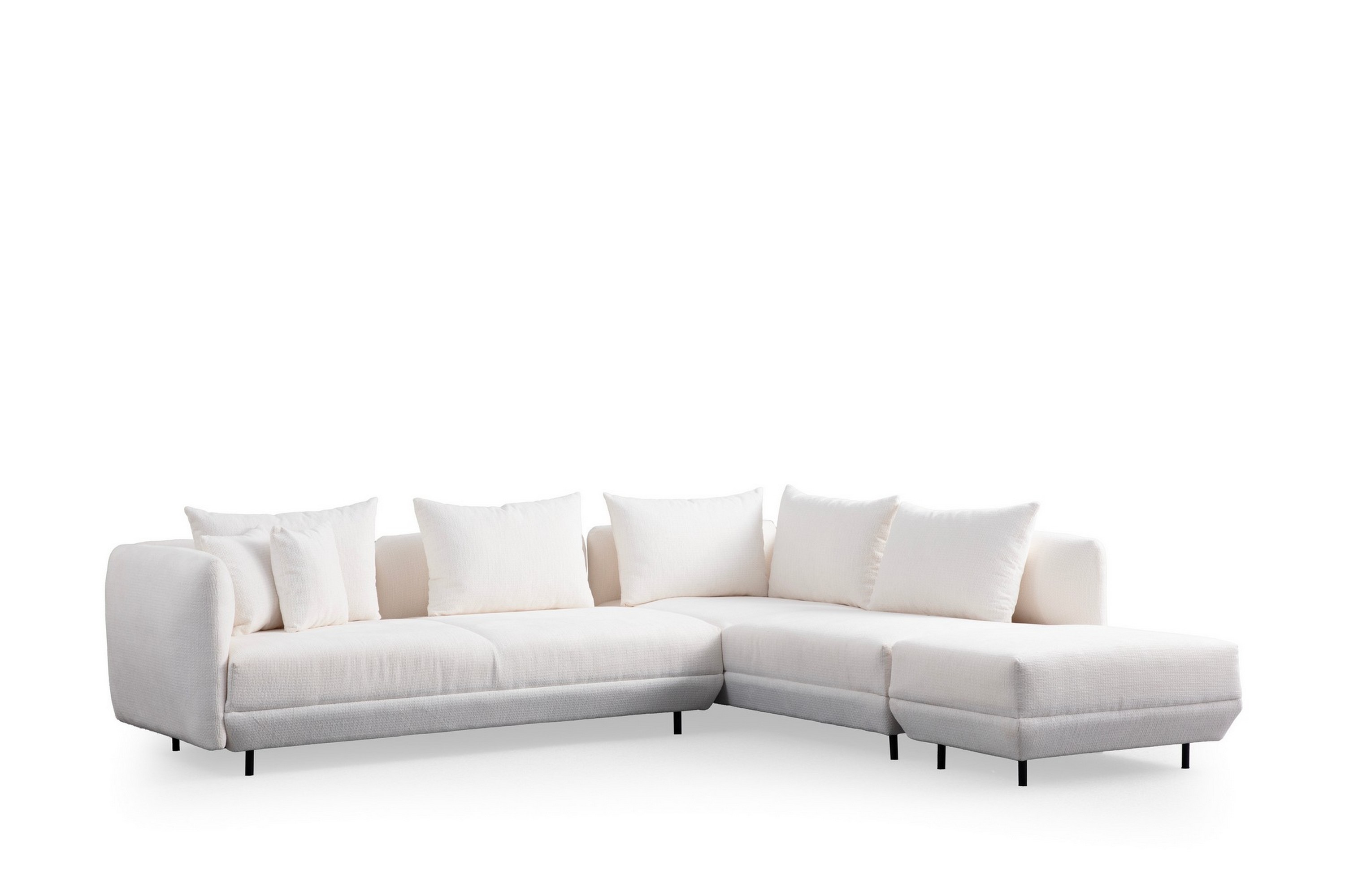 Floransa 4-sits Soffa med Divan - Vit 560ARE1264