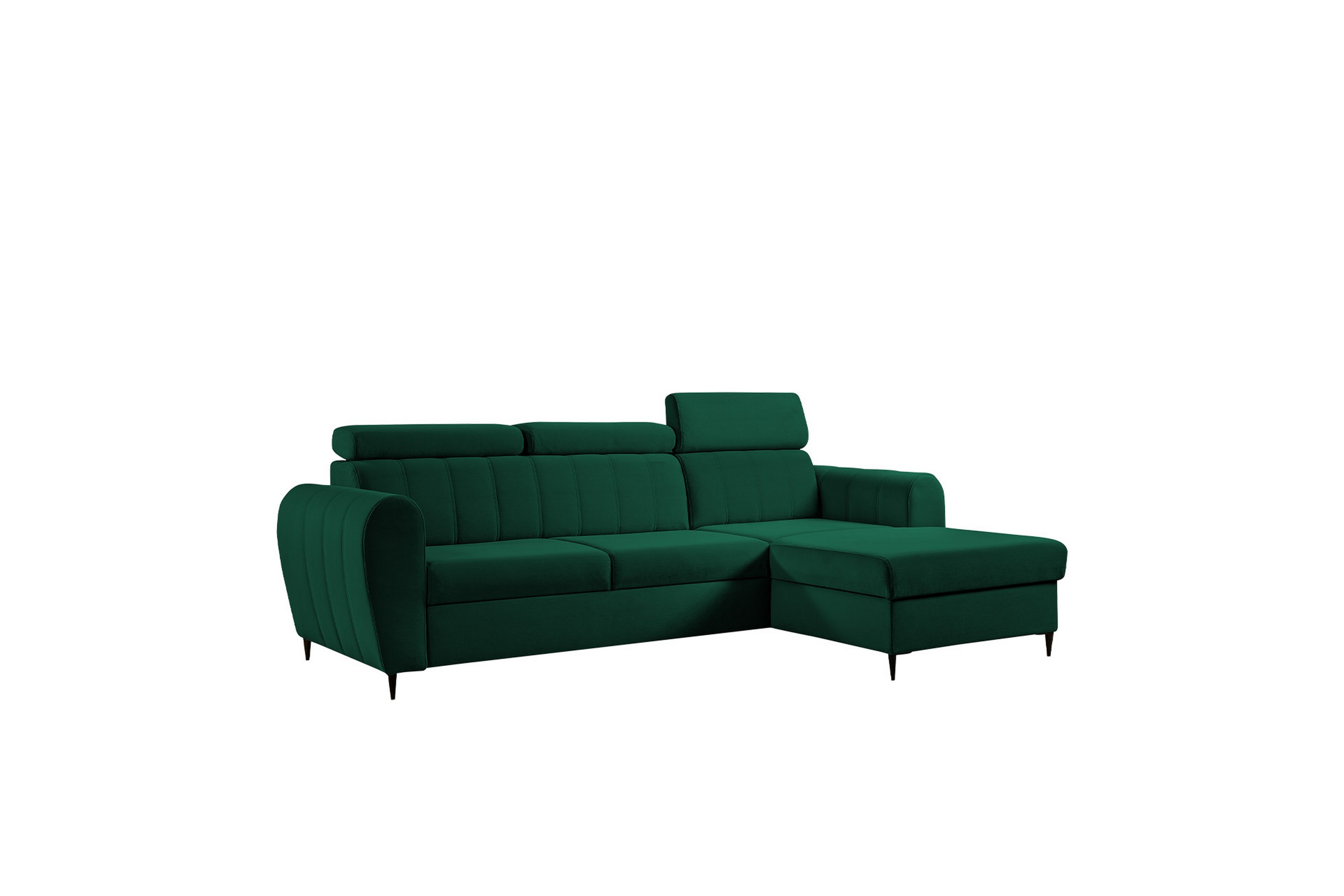 Hoffman Soffa med Divan 3-sits - Grön 5903211312984