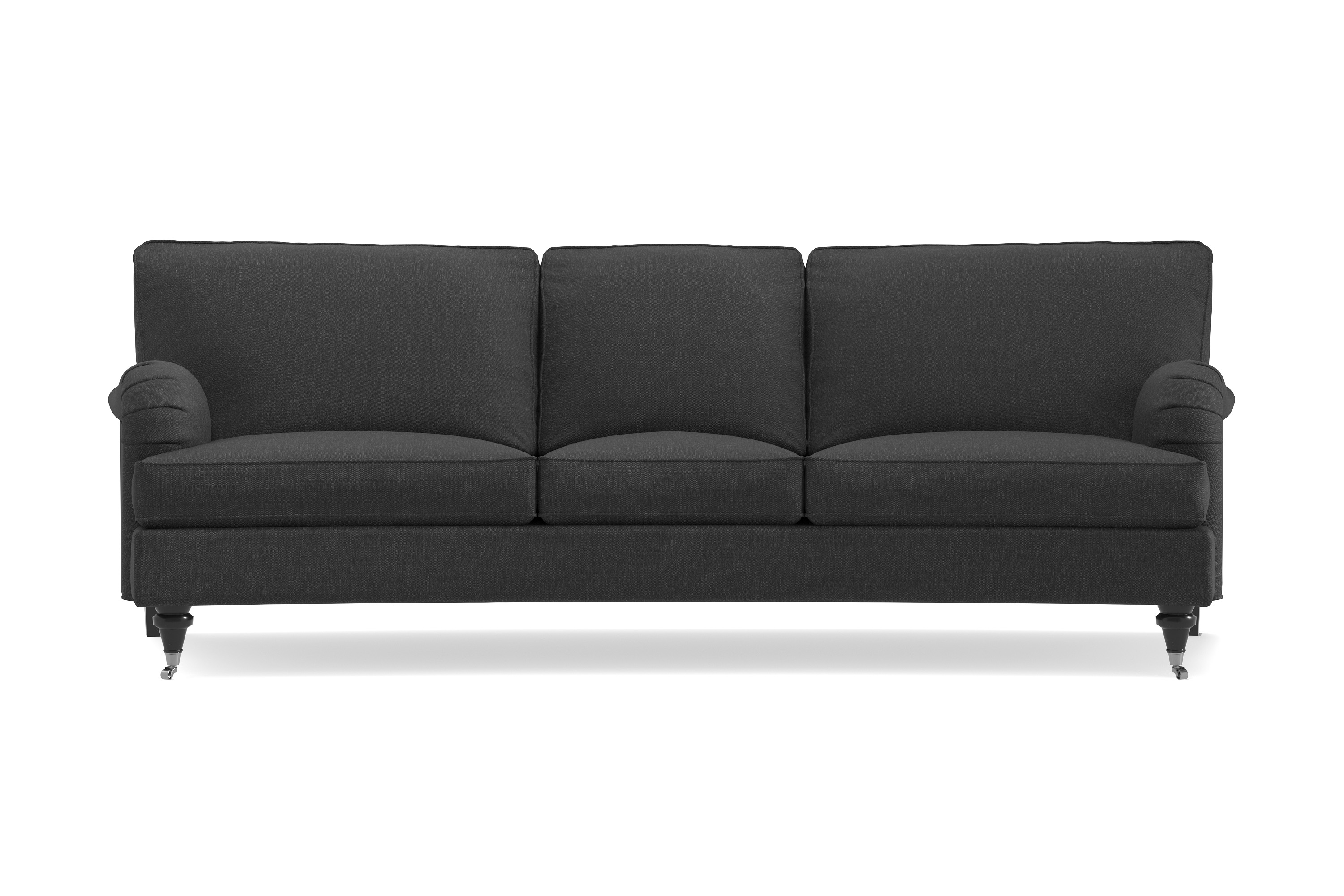 Howard Classic 3-sits Soffa Svängd - Mörkgrå 2220965