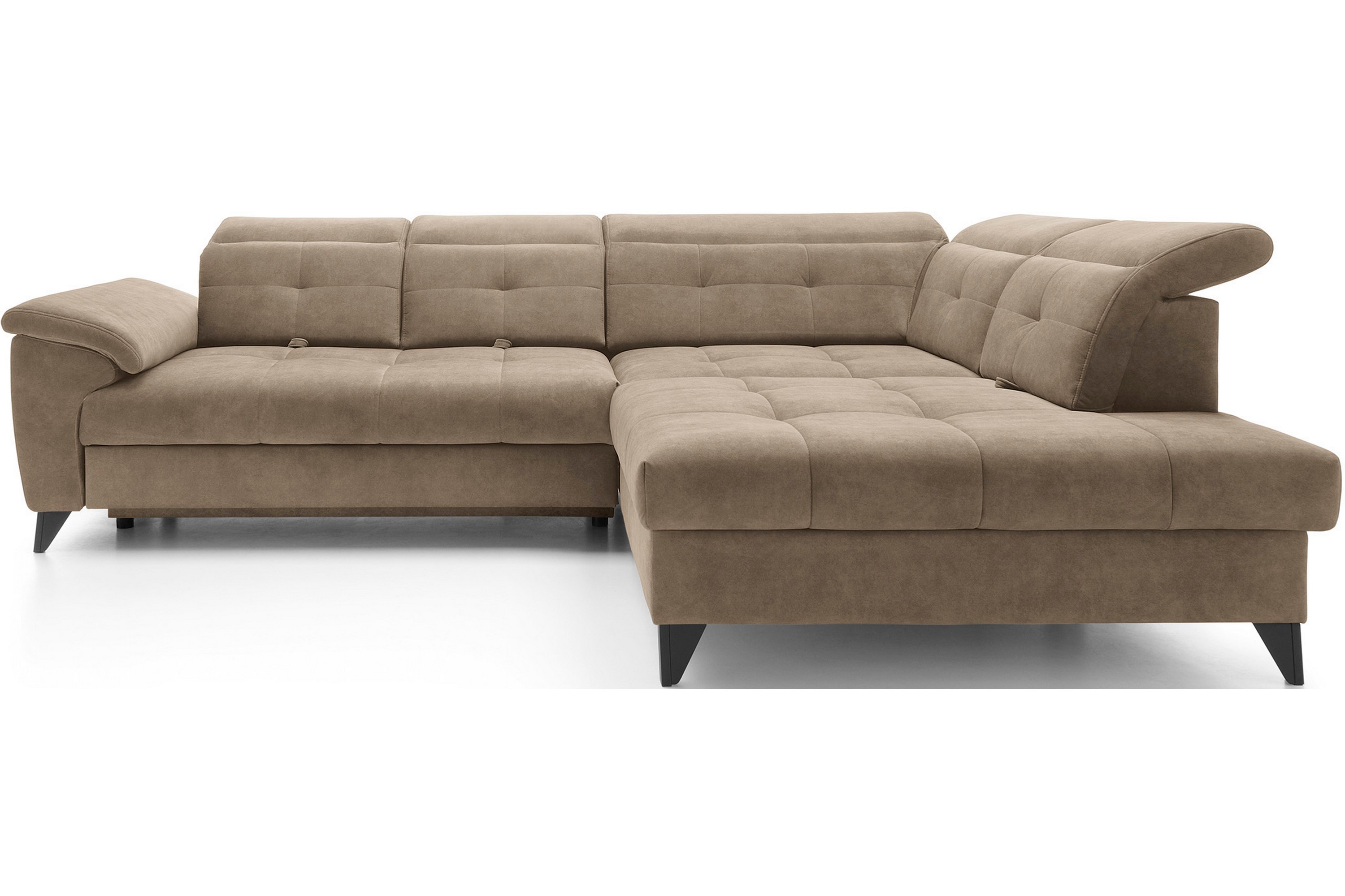 Inferne 5-sits Soffa med Schäslong - Mörkbeige CO-INF-RT-20AU