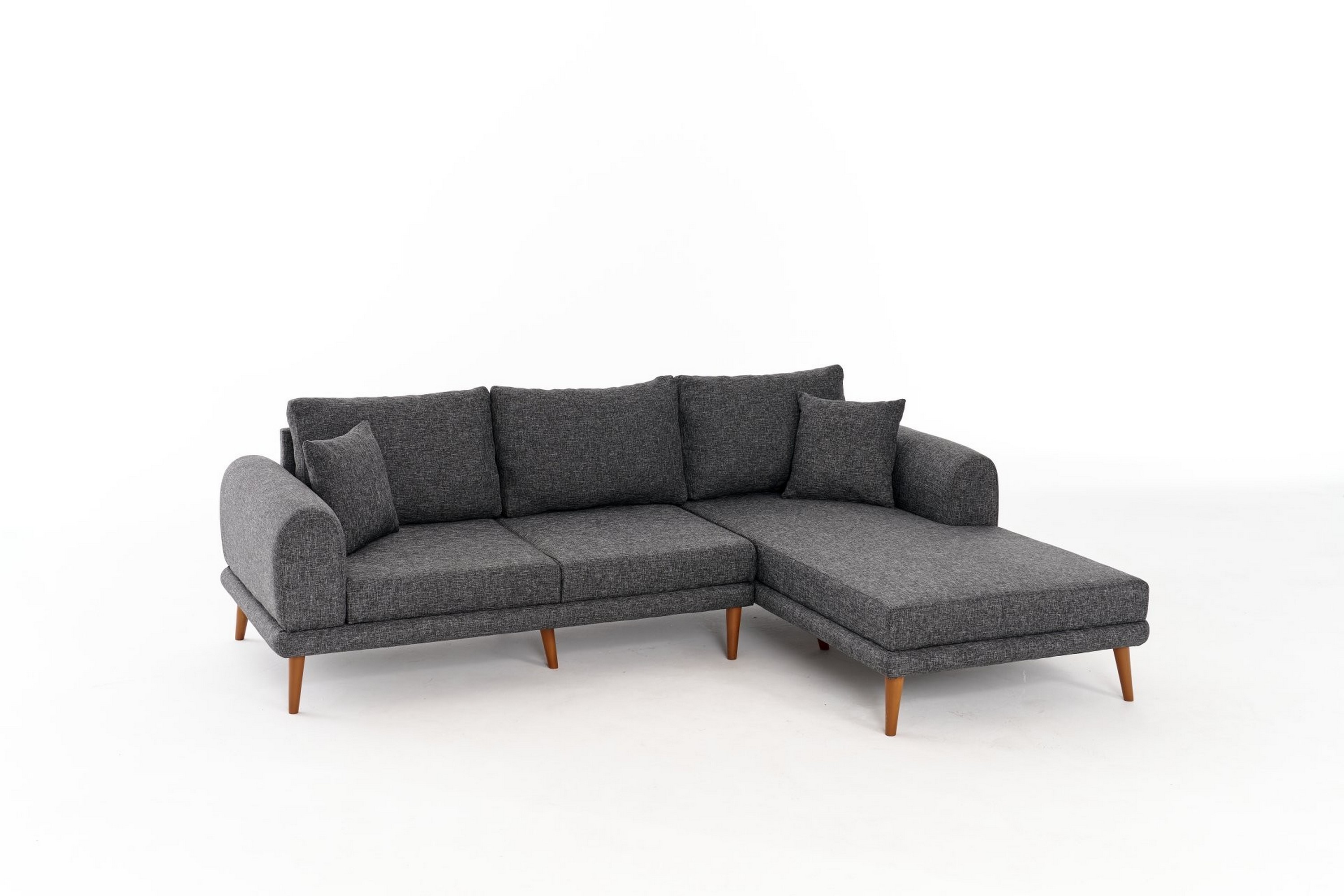 Khambalia 4-sits Soffa med Divan - Antracit 825BLC2994