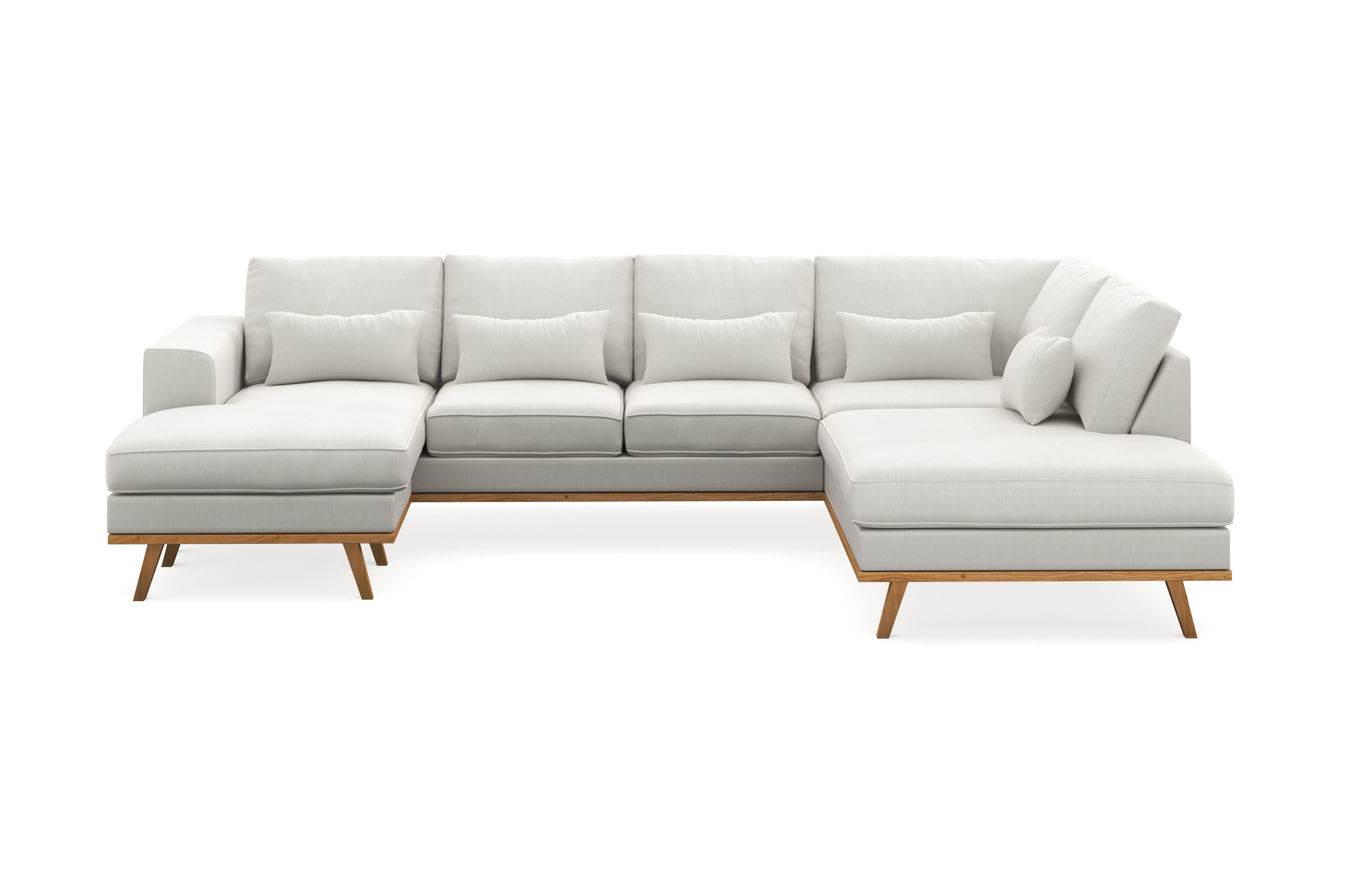 Copenhagen Compact 4-sits U Soffa Divan Vänster Schäslong Höger - Linnebeige 2098396