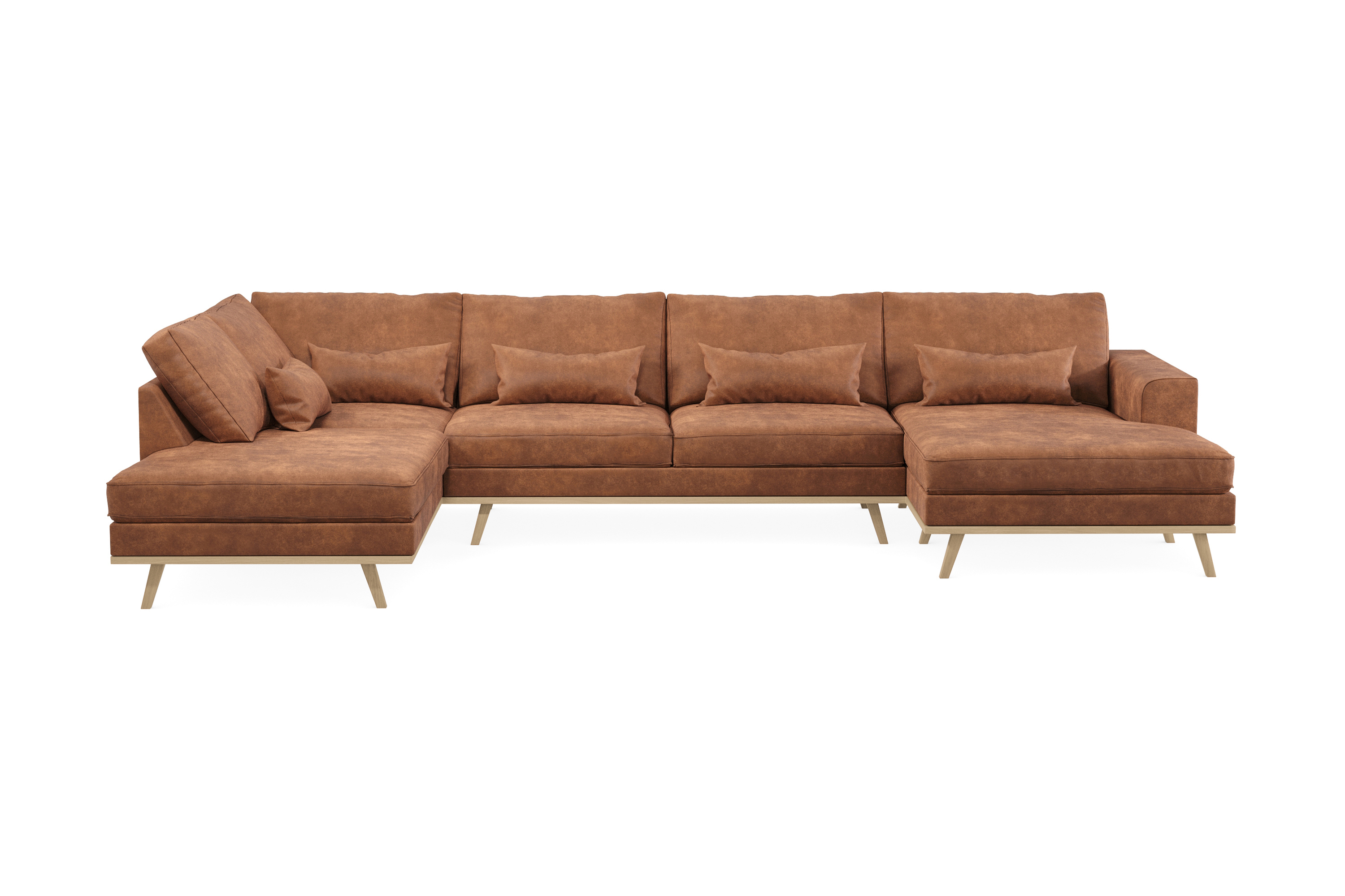 Copenhagen U-Soffa - Brun 2204835