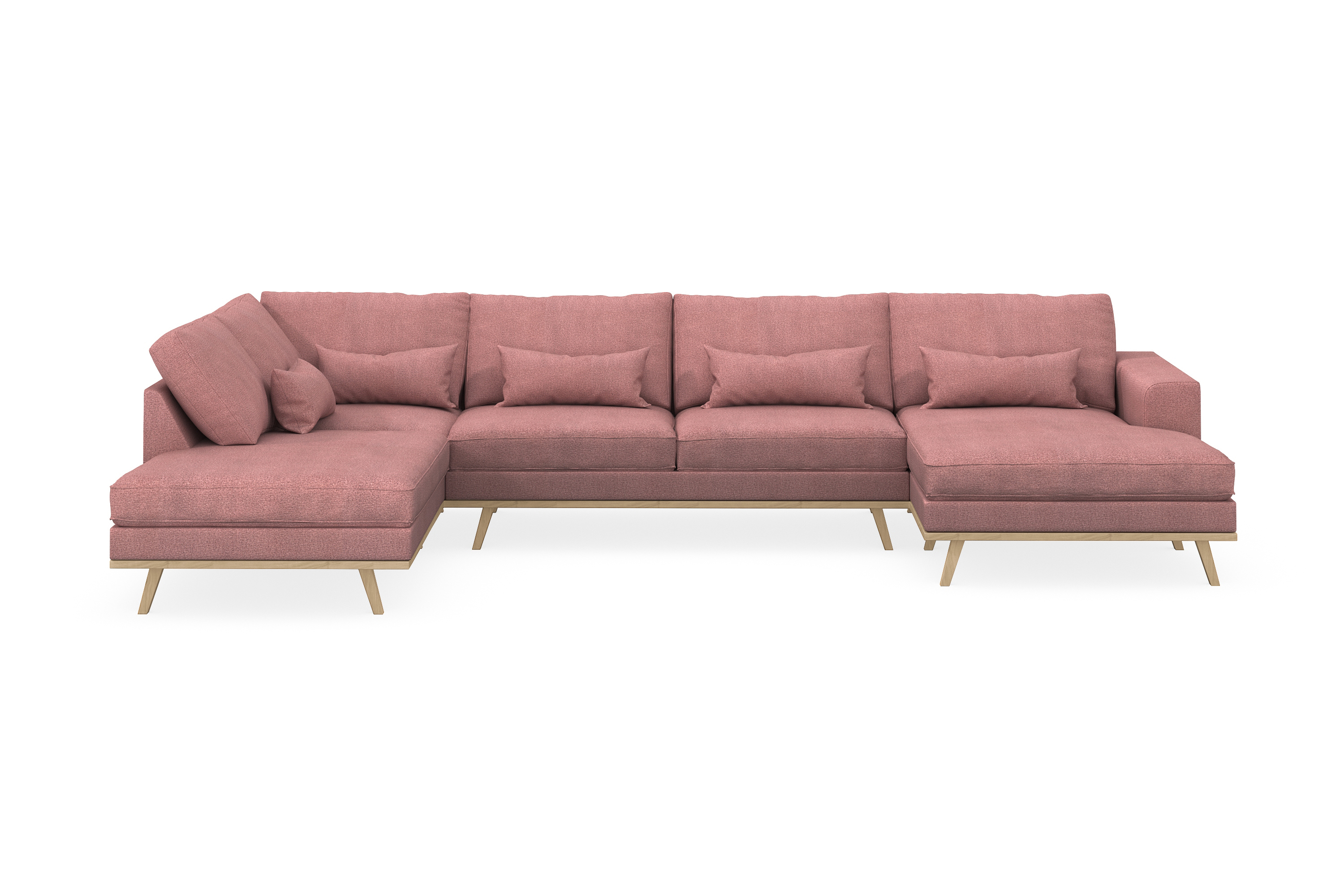 Copenhagen U-Soffa - Rosa 2204784