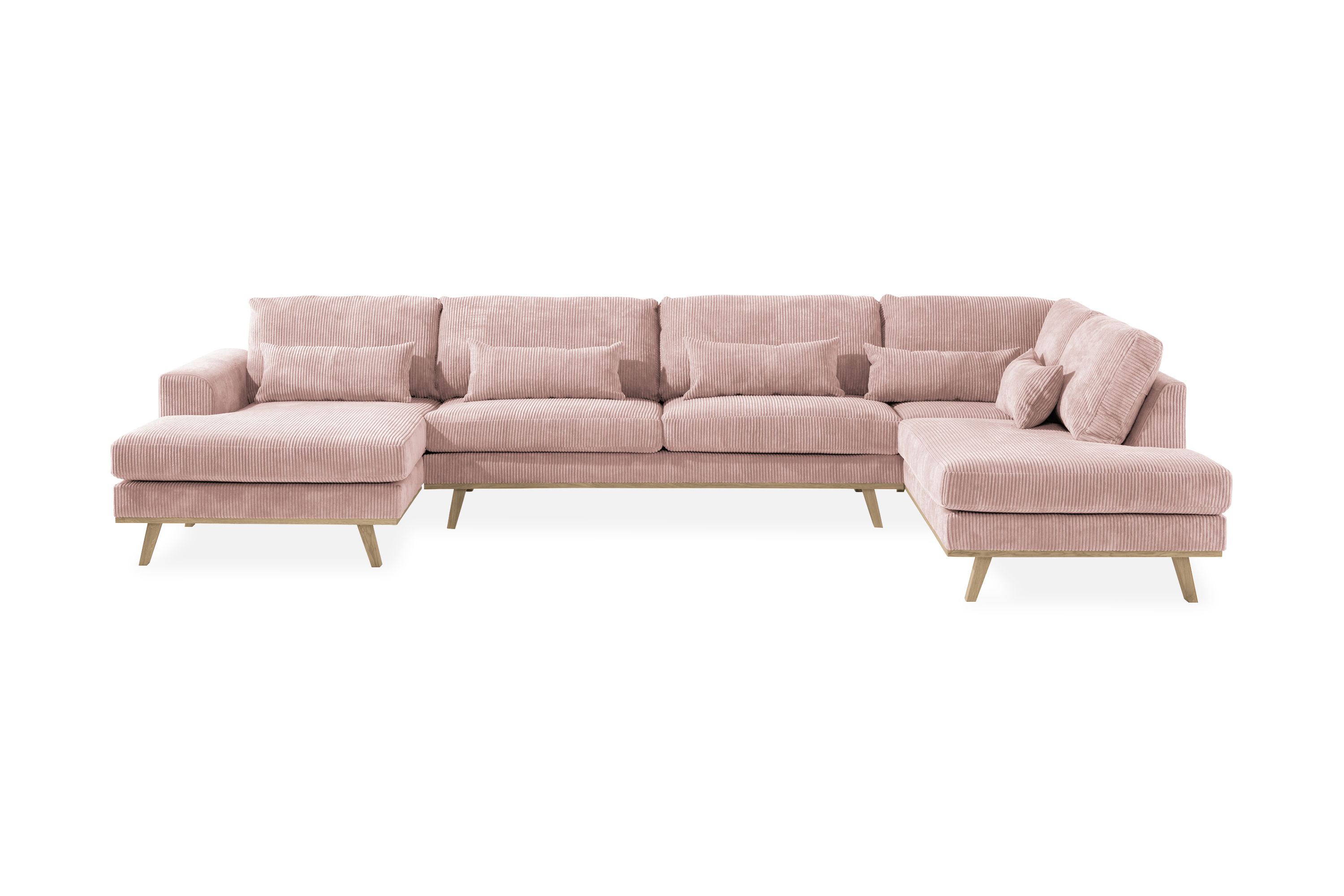 Copenhagen U-Soffa - Rosa 2204832