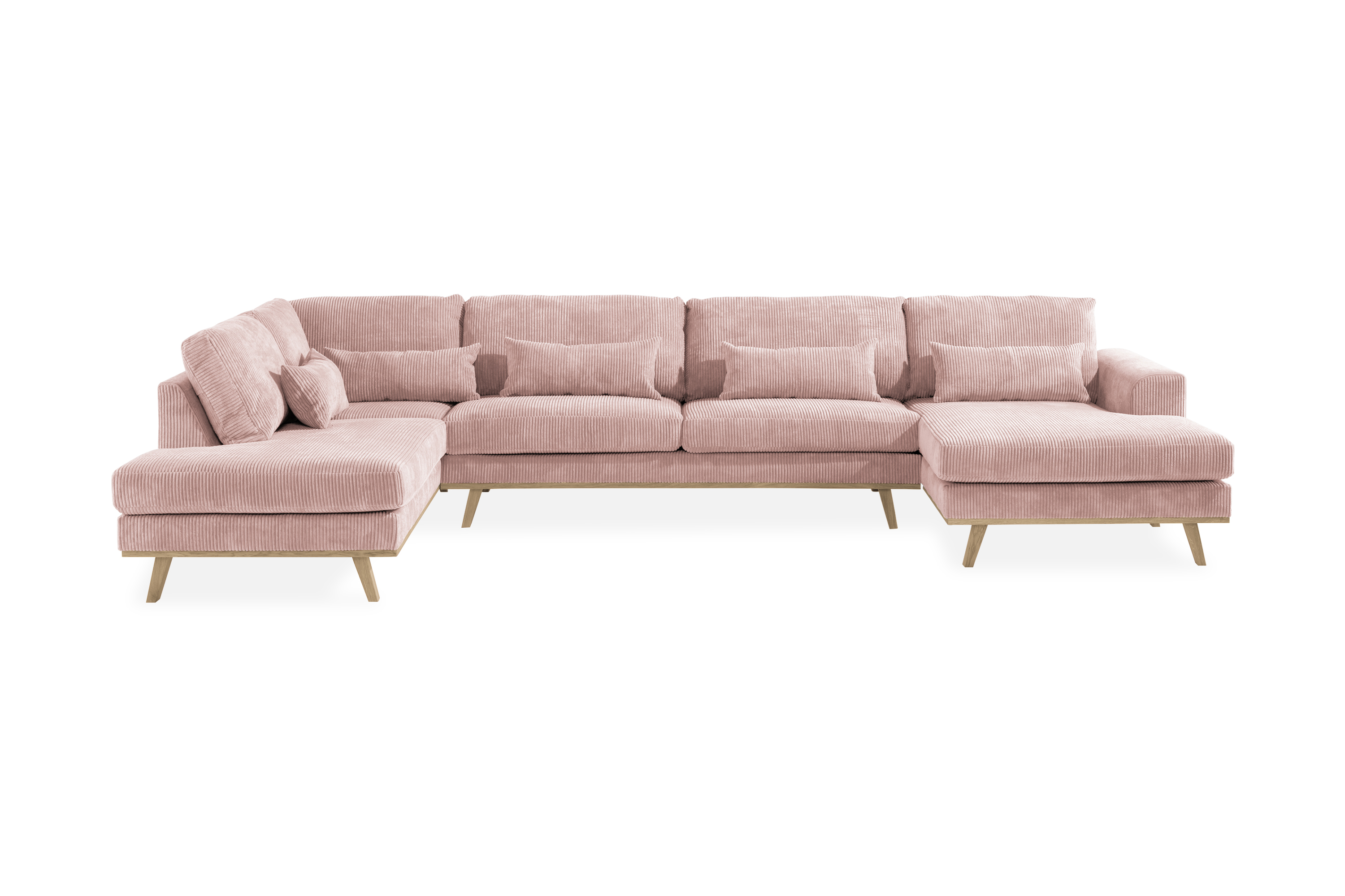 Copenhagen U-Soffa - Rosa 2204985