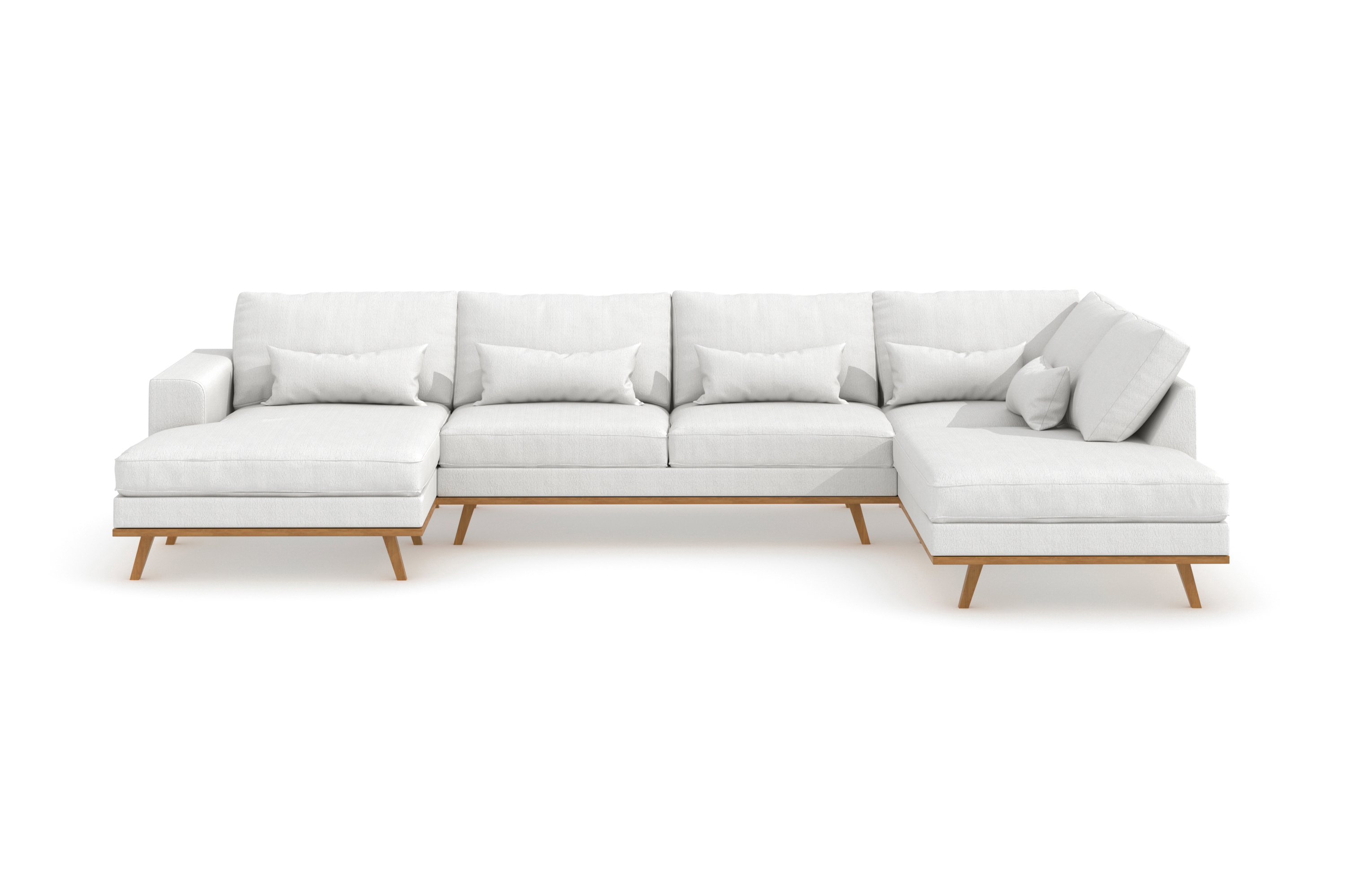 Copenhagen U-Soffa - Vit/Ek 1489984