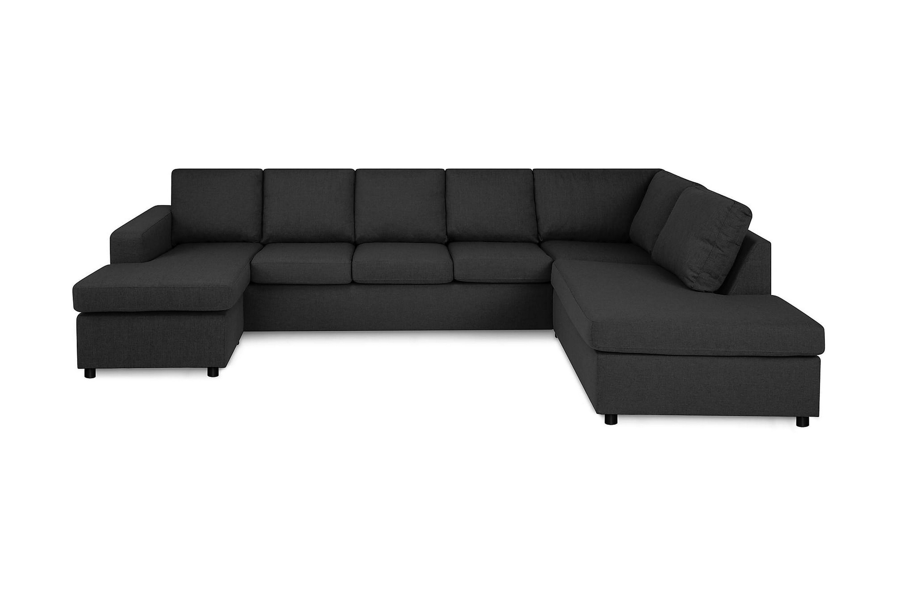 Scandinavian Choice Crazy Stor U soffa XL Divan Vänster Schäslong Höger 300 cm Bred - Mörkgrå