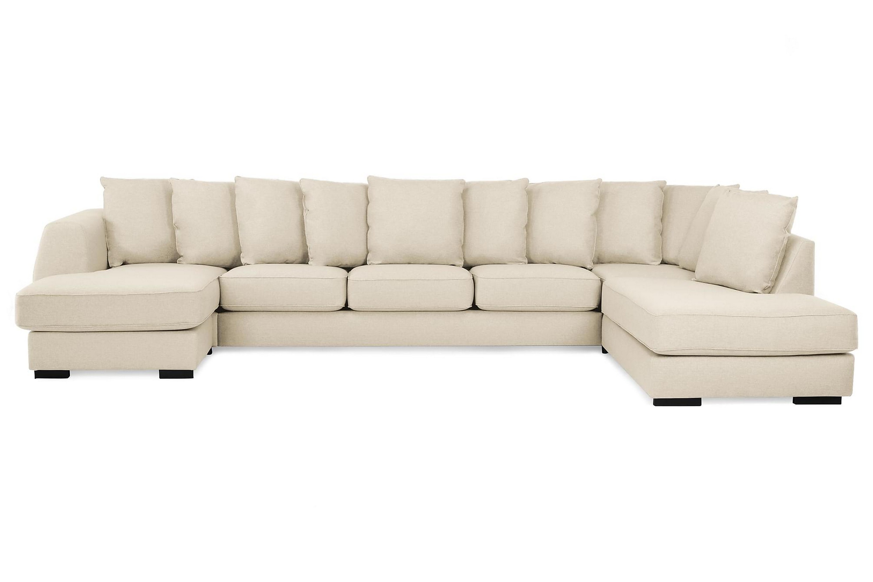 Scandinavian Choice Optus U-soffa Large med Divan Vänster inkl Kuvertkuddar - Beige