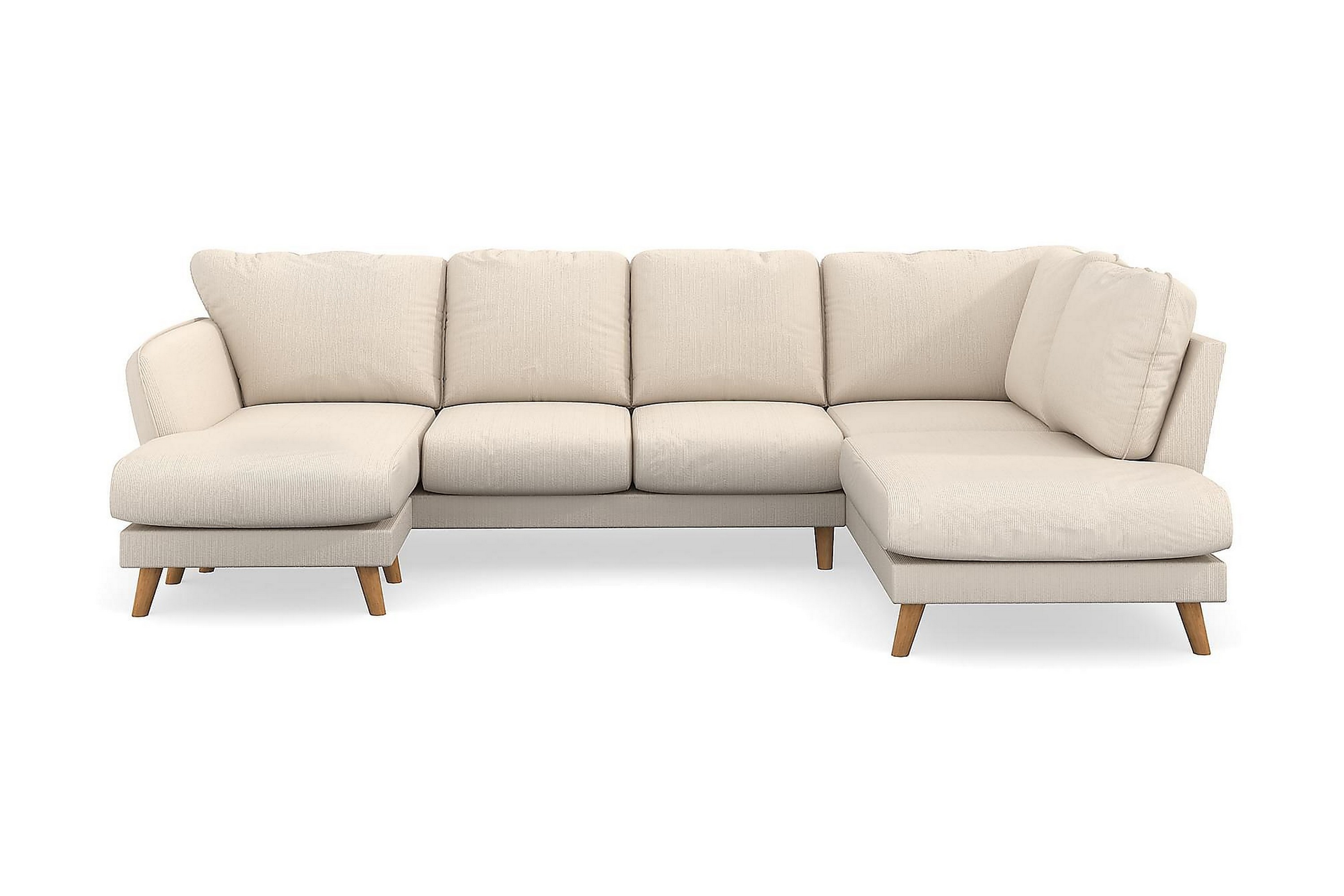 Trend Lyx U-soffa med Divan Vänster - Beige Manchester