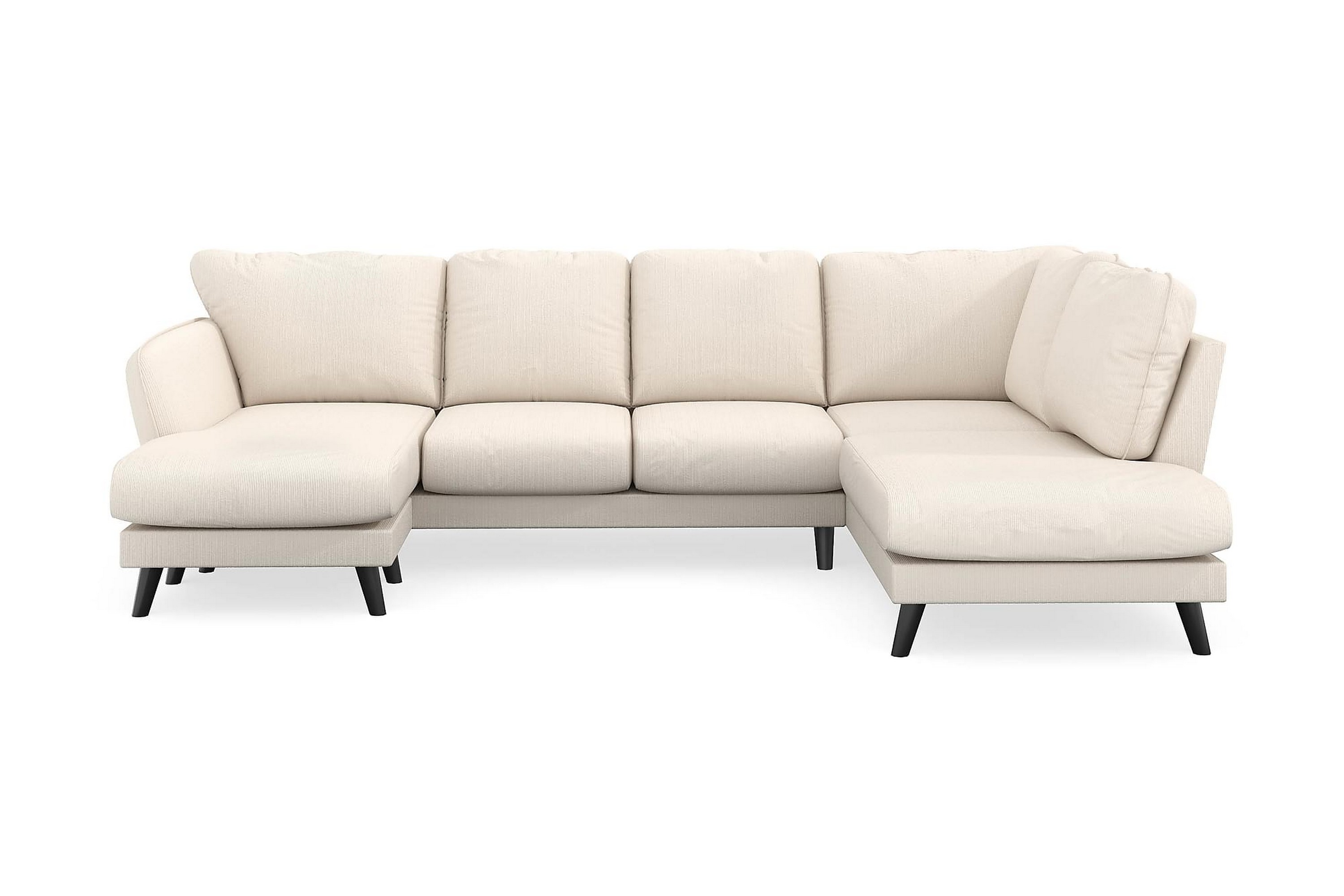 Trend Lyx U-soffa med Divan Vänster - Beige Manchester